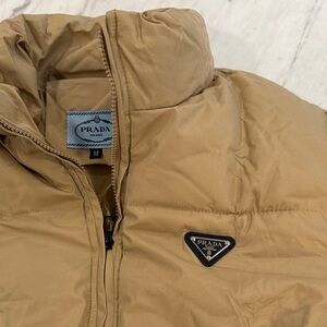 Prada Tan Puffer Jacket